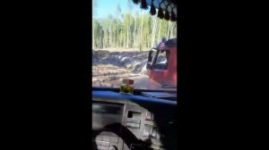 Работа на самосвале Volvo в Карелии