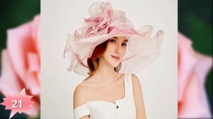 ТОП 40 Шляпы женские летние, шляпки из органзы и льна