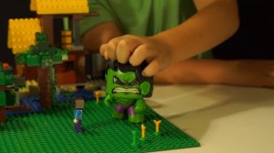 БОРЬКА из BrickHeadz LEGO Minecraft - Лего НУБик Майнкрафт и ФНАФ