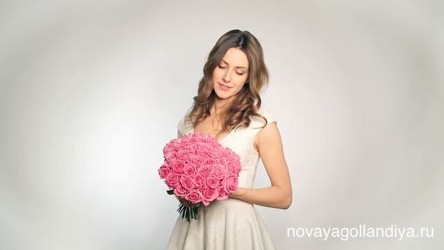 51 розовая роза. Акция смотреть онлайн