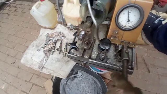 измерения кампресии D6BR, 6D16 проверка форсунок смотреть онлайн