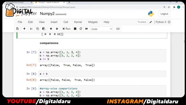 #5 Complete Python Numpy - Tutorials Series in Hindi || Machine Learning Tutorial || Digitaldaru смотреть онлайн