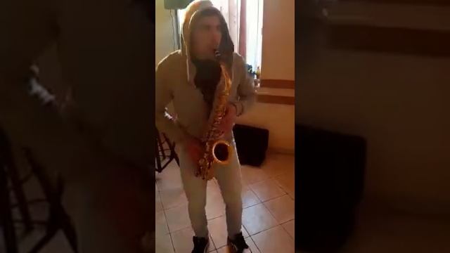 Dance monkey saxophone cover by beginner(2months) Karl Glaser sax Live performance смотреть онлайн