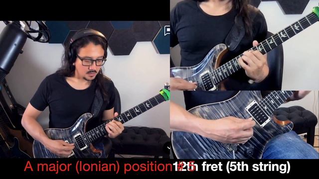 Maj 7th arpeggios, chords and Ionian scale! смотреть онлайн