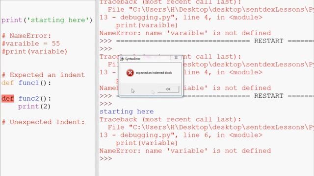 Common Python Errors смотреть онлайн