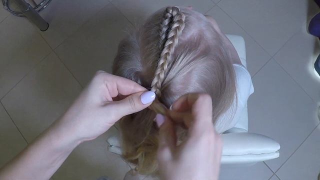 Прическа на каждый день на длинные волосы Необычный дракончик смотреть онлайн