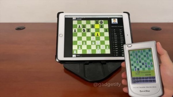 ♟️ Excalibur Deluxe Talking Touch Chess Computer vs. Chess.com Bot