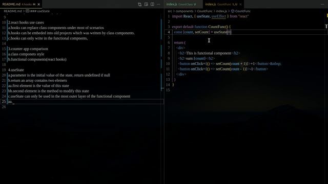 React Tutorial - 25.useState смотреть онлайн