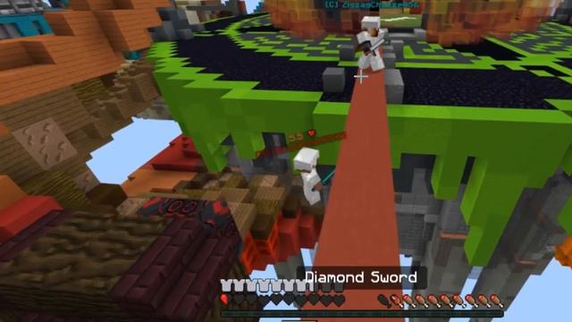 HE'S A CHEATER!!! (Minecraft Bedrock CubeCraft EggWars) смотреть онлайн