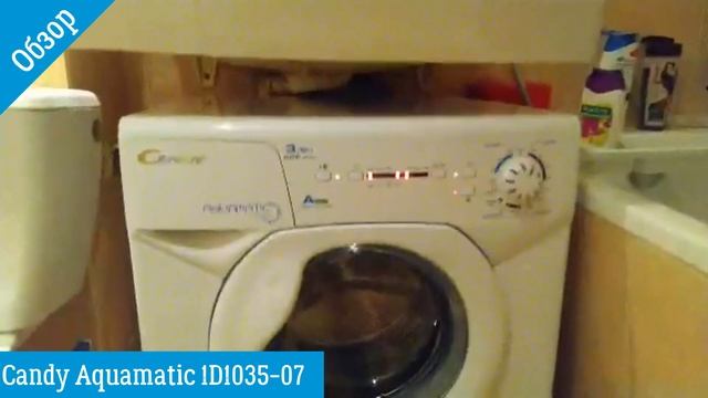 Обзор на стиральную машину Candy Aquamatic 1D1035-07 | ВсеСтиральные смотреть онлайн