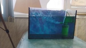 Эксперимент. Метеленовый синий. Как избавиться от синий воды в аквариуме.