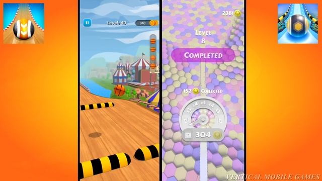 Sky Ball Jump vs Action Balls - Going Ball 3D Gyrosphere Race смотреть онлайн