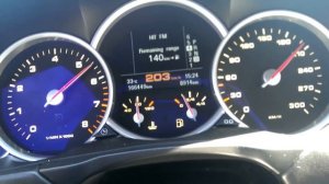 Porsche Cayenne Turbo S (Порше Каен Турбо S) разгон 0-225 км/ч