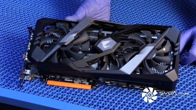 Видеокарта NVidia Gigabyte GeForce RTX 2080 AORUS 8Gb GV-N2080AORUS-8GC (распаковка)