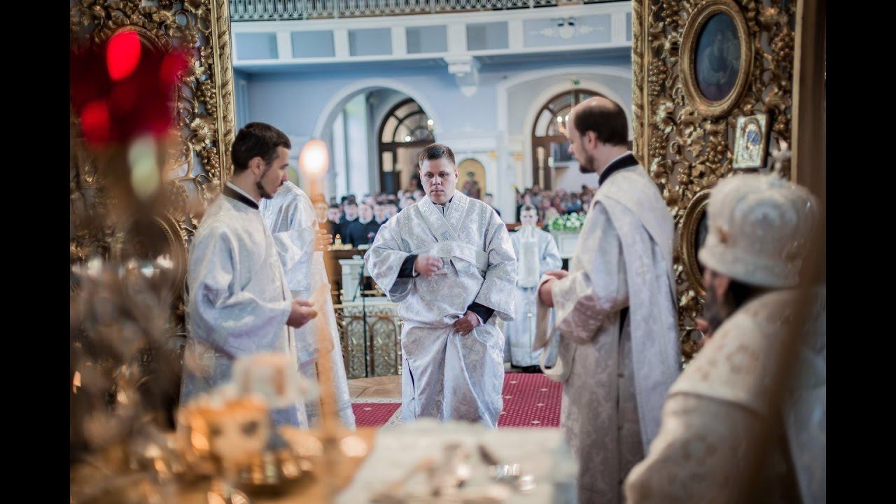 Хиротония во диакона чтеца Андрея Бондарева / The ordination Andrew Bondarev to Holy Diaconate смотреть онлайн