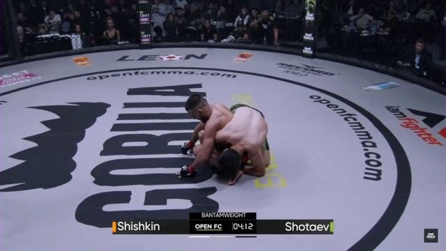 Крутой дебют | Муслим Шотаев VS Сергей Шишкин | OPEN FC 24 | Тольятти