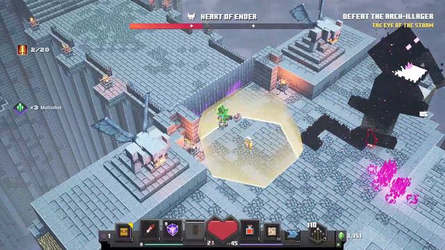 Minecraft Dungeons - Arch Illager Boss Fight смотреть онлайн