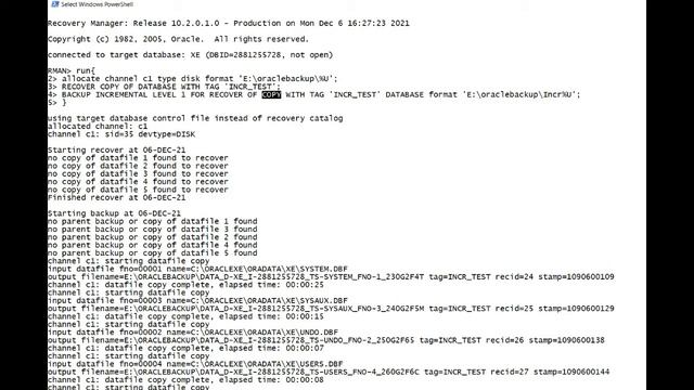 How RMAN incrementally updated backup works смотреть онлайн