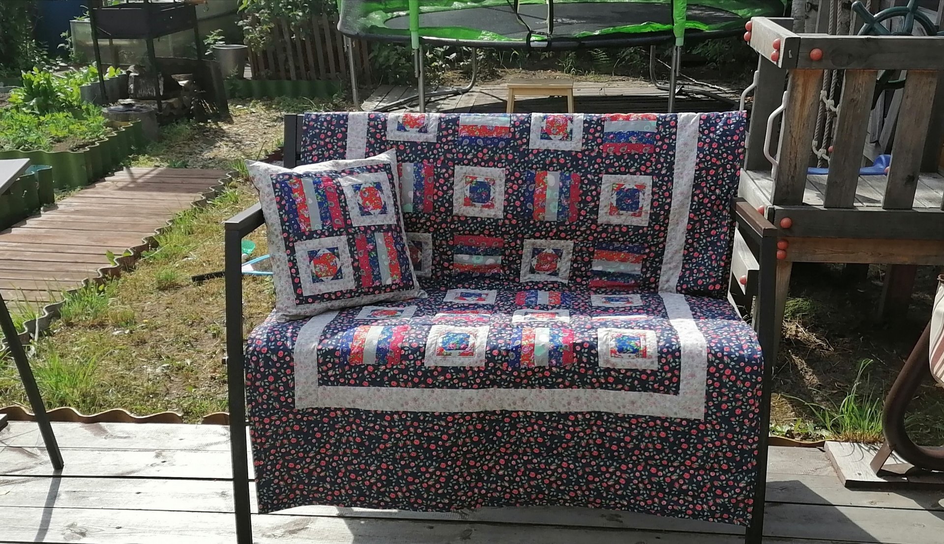 Лоскутное одеяло своими руками. смотреть онлайн