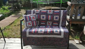 Лоскутное одеяло своими руками.