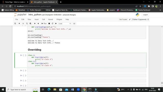 Python || Method Overloading and Overriding смотреть онлайн