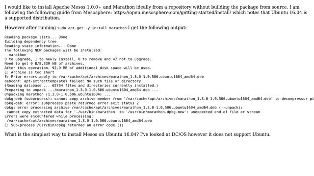 DevOps & SysAdmins: How to install Apache Mesos / Marathon on Ubuntu 16.04? смотреть онлайн