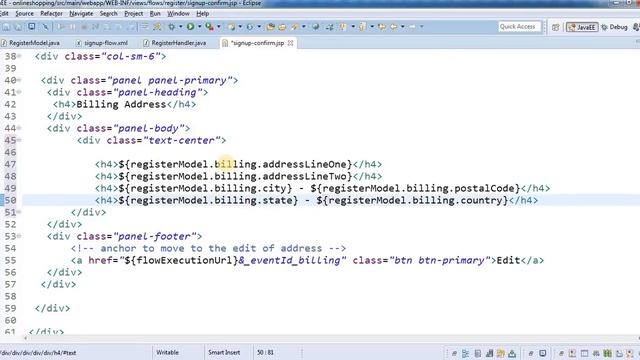 Part 06 - 09 - Spring Webflow Composite Model and Handler смотреть онлайн