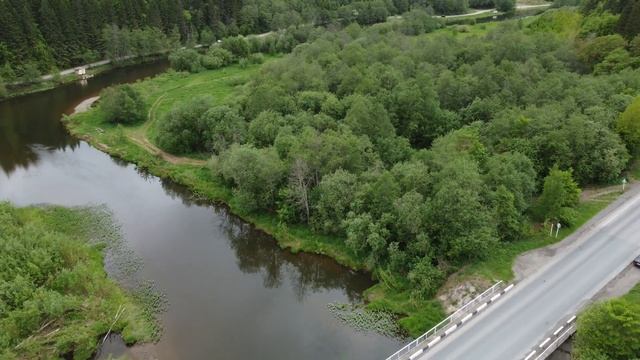 Лысьва | Река Лысьва за садом #8 | 4K Drone Video смотреть онлайн