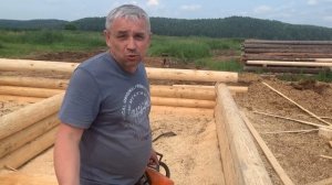 Как сделать стены сруба  плоскими внутри?