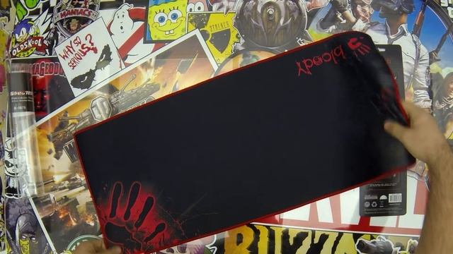 Обзор игрового коврика A4 Bloody B-087S