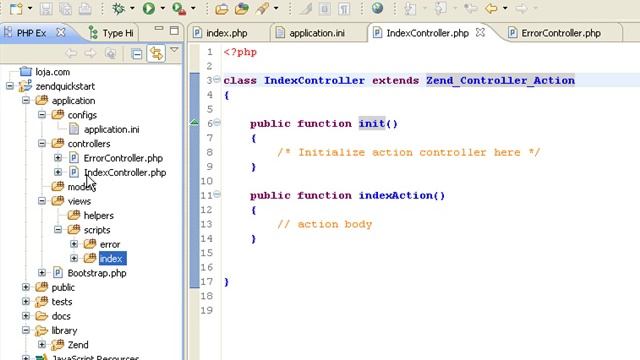 Zend Framework - Estrutura