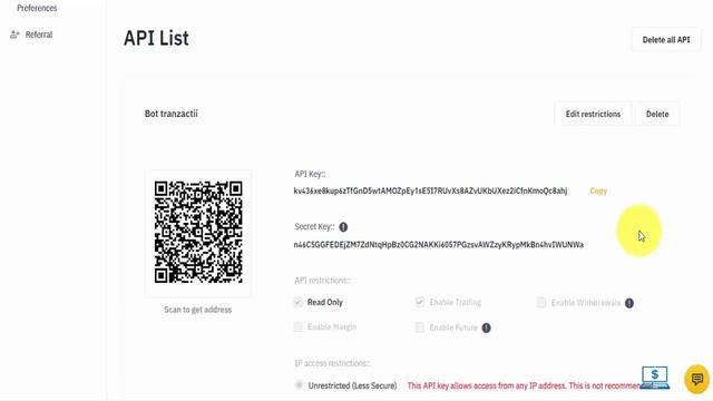 Creeare Api Key si Secret Key pe exchange - BINANCE смотреть онлайн