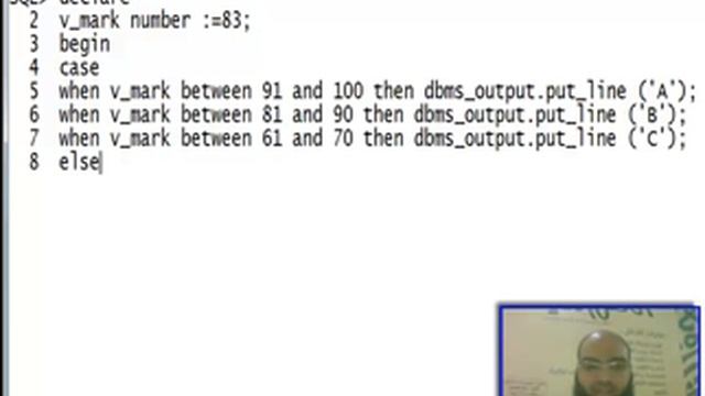 67 - Oracle PL/SQL Case Statement تعليم أوراكل смотреть онлайн