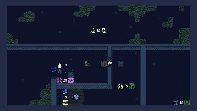 Baba Is You - Level Lake 11 - Jelly throne - Solution смотреть онлайн