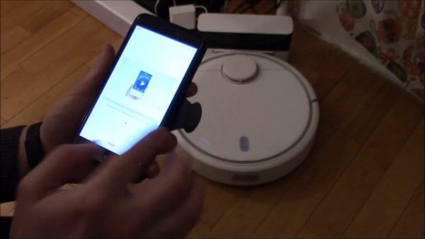 Первая настройка Робота пылесоса Xiaomi Mi Robot Vacuum Cleaner