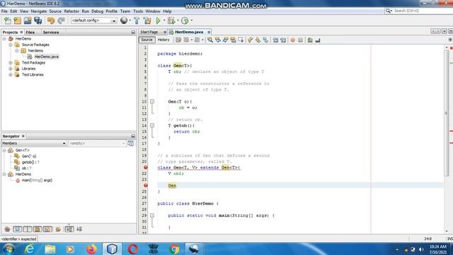 Java the complete Reference Ninth Edition (Chapter 14) Example (11) Using a Generic Superclass смотреть онлайн