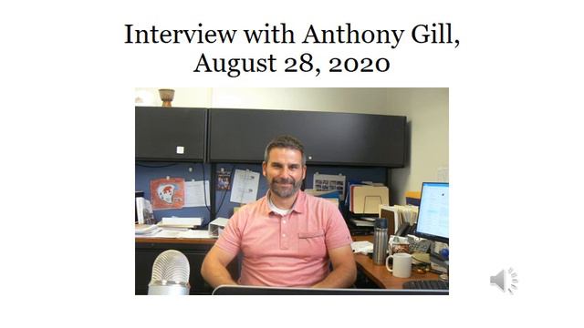 COVID Memory Project interview with Anthony Gill, August 28, 2020 смотреть онлайн