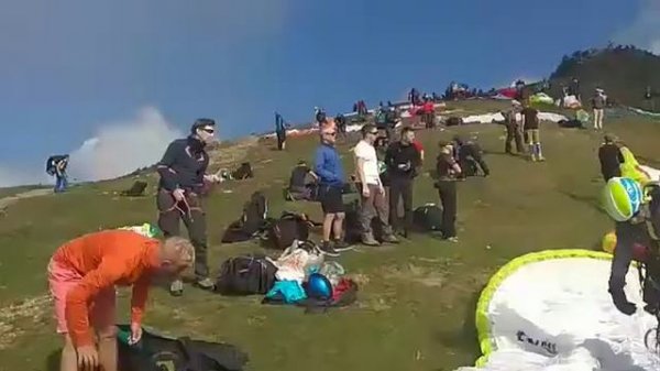 Старты парапланеристов в Бире #парапланеризм видео / часть 1