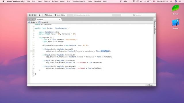 Unity C# уроки / #4 - Отслеживание нажатий от пользователя смотреть онлайн
