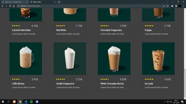 How To Make A Responsive Coffee Shop Website Design? | Html Css смотреть онлайн