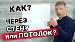 Как СТАВИТЬ ДЫМОХОД? Через СТЕНУ и по СТЕНЕ ВВЕРХ или ЧЕРЕЗ ПОТОЛОК?