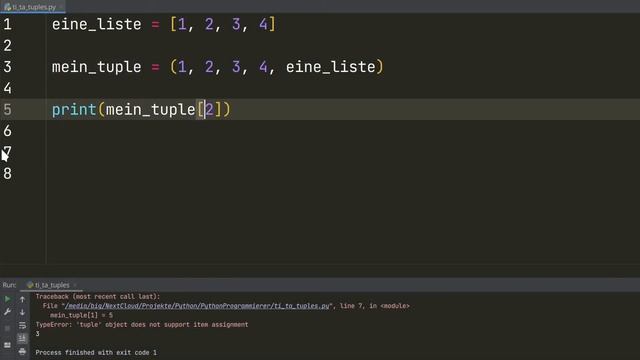 Python-Kalender: Türchen 13: Der Tuple-Datentyp смотреть онлайн