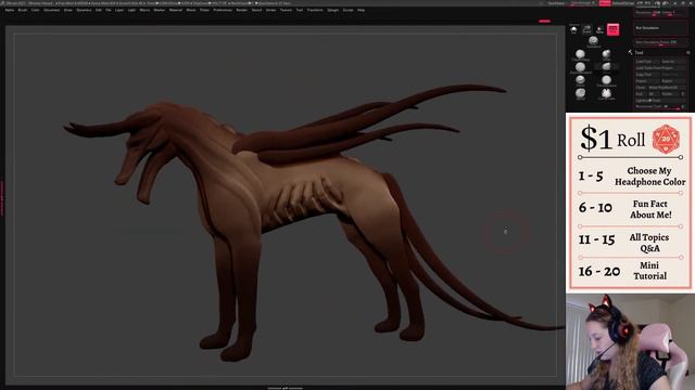 Monster Work in ZBrush смотреть онлайн