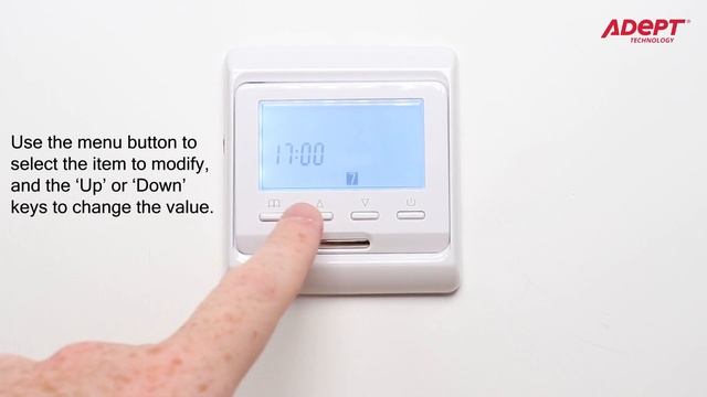 Adept T2670 Programmable Thermostat - User Operation смотреть онлайн