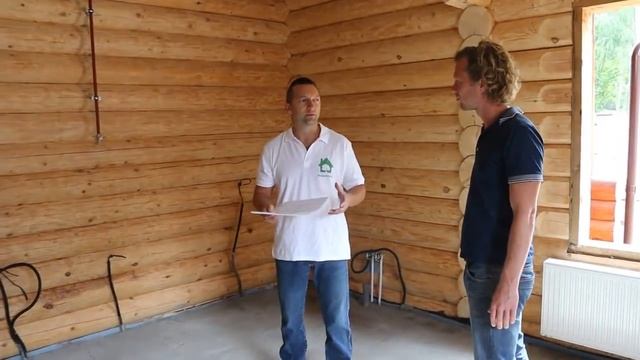 Видео обзор дома из оцилиндрованного бревна площадь 240 м2 смотреть онлайн