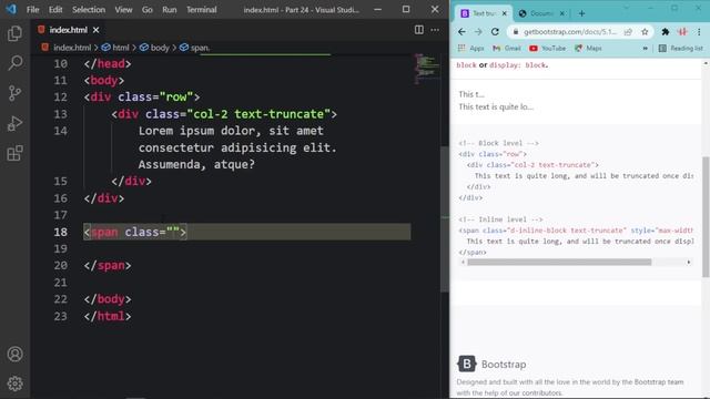 23. Bootstrap 5 Text Truncation Bangla Tutorial смотреть онлайн