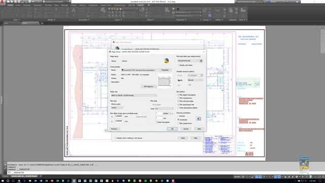 AutoCAD Page Setup Manager смотреть онлайн