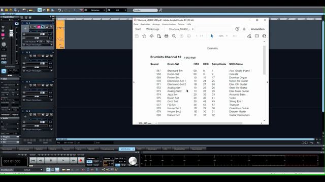 QuickTip Vol2: Use Of The Internal Drumkits Of A Medeli MK-401/Startone MK-400 Keyboard