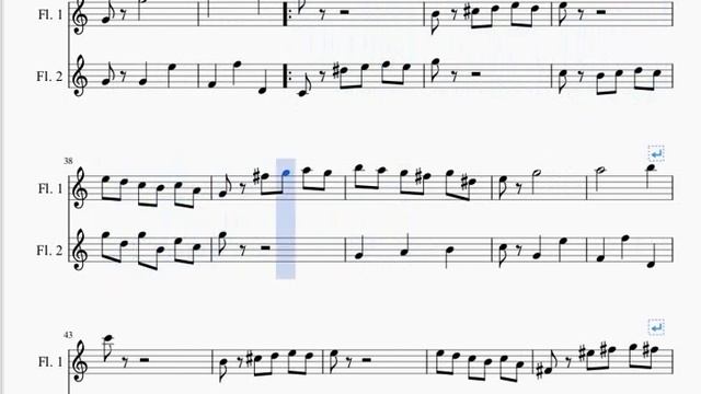 Waltz from Sleeping Beauty Flute Duet смотреть онлайн