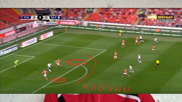 Спартак Москва - Балтика - 2:1 - мой комментарий по матчу смотреть онлайн